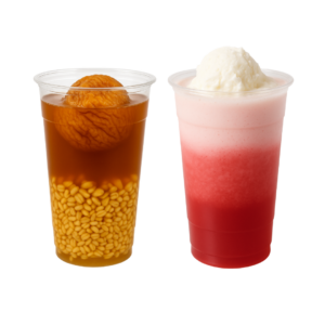 Vaso de Litro PLA Compostable medidas